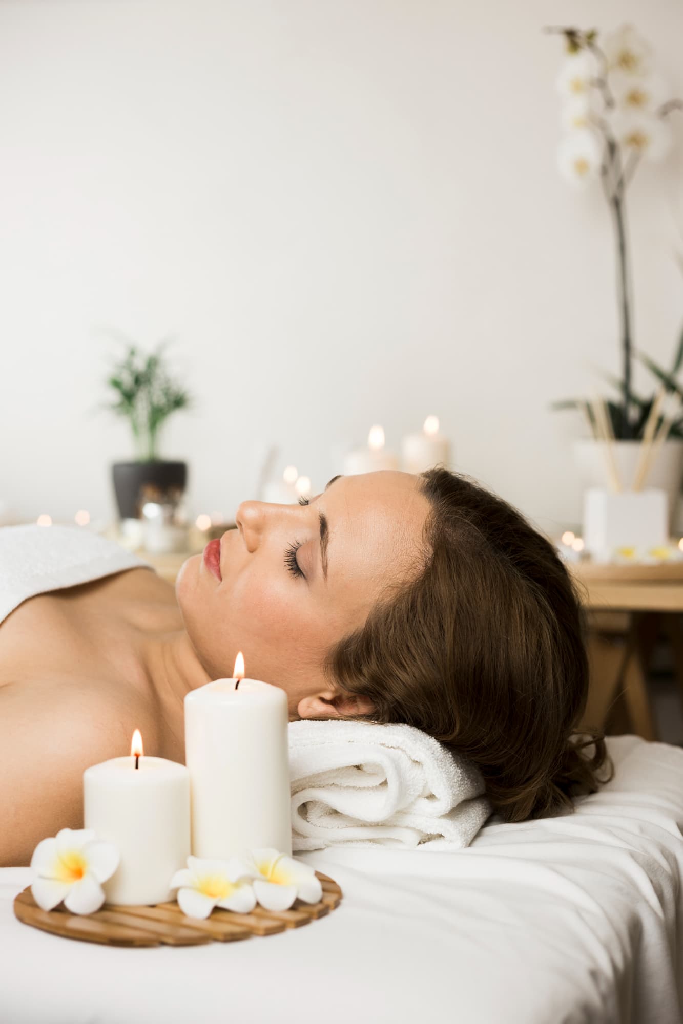 Candle-lit relaxation